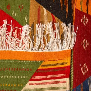 Amazigh Taznakht Colorful Geometric Tribal Berber Area Rug