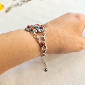 Amazigh Kabyle Berber Jewelry Set with Necklace Earrings Bracelet