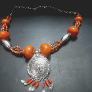 Amazigh Berber Louban Necklace Handmade Traditional Statement Jewelry