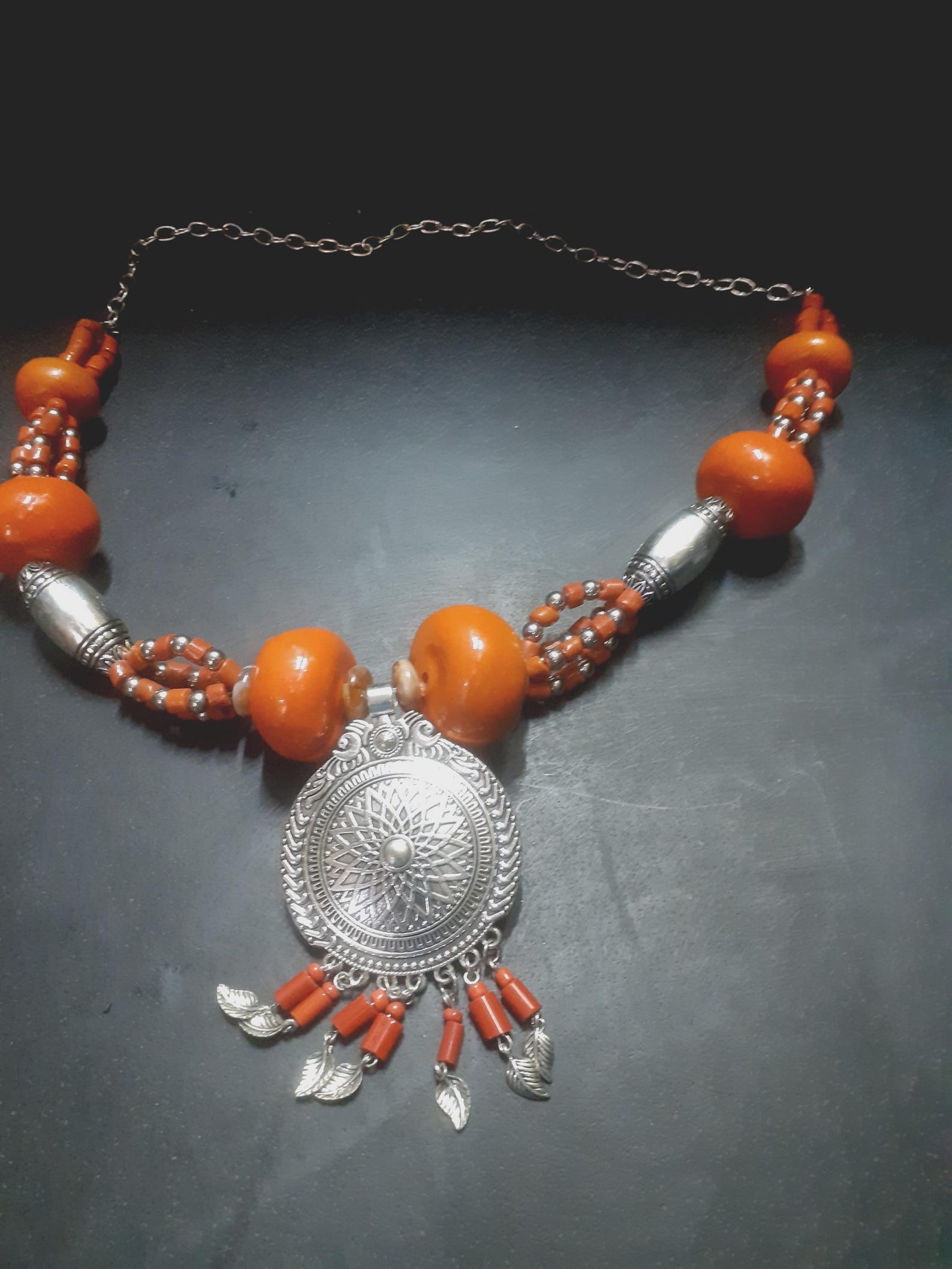 Amazigh Berber Louban Necklace Handmade Traditional Statement Jewelry