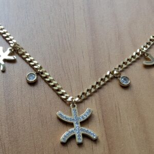 Amazigh Kabyle Tifinagh Yaz Berber Necklace Cadeau with Charms