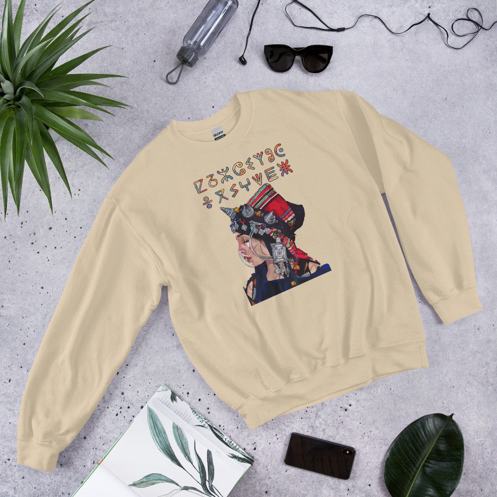 Amazigh Berber Kabyle Tattoo Art Tifinagh Alphabet Your Support T-Shirt