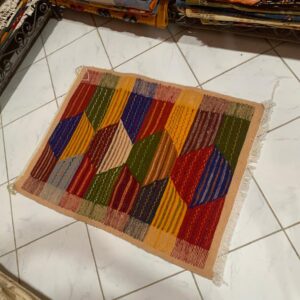 Amazigh Berber Akhnif Wool Accent Rug Home Decor