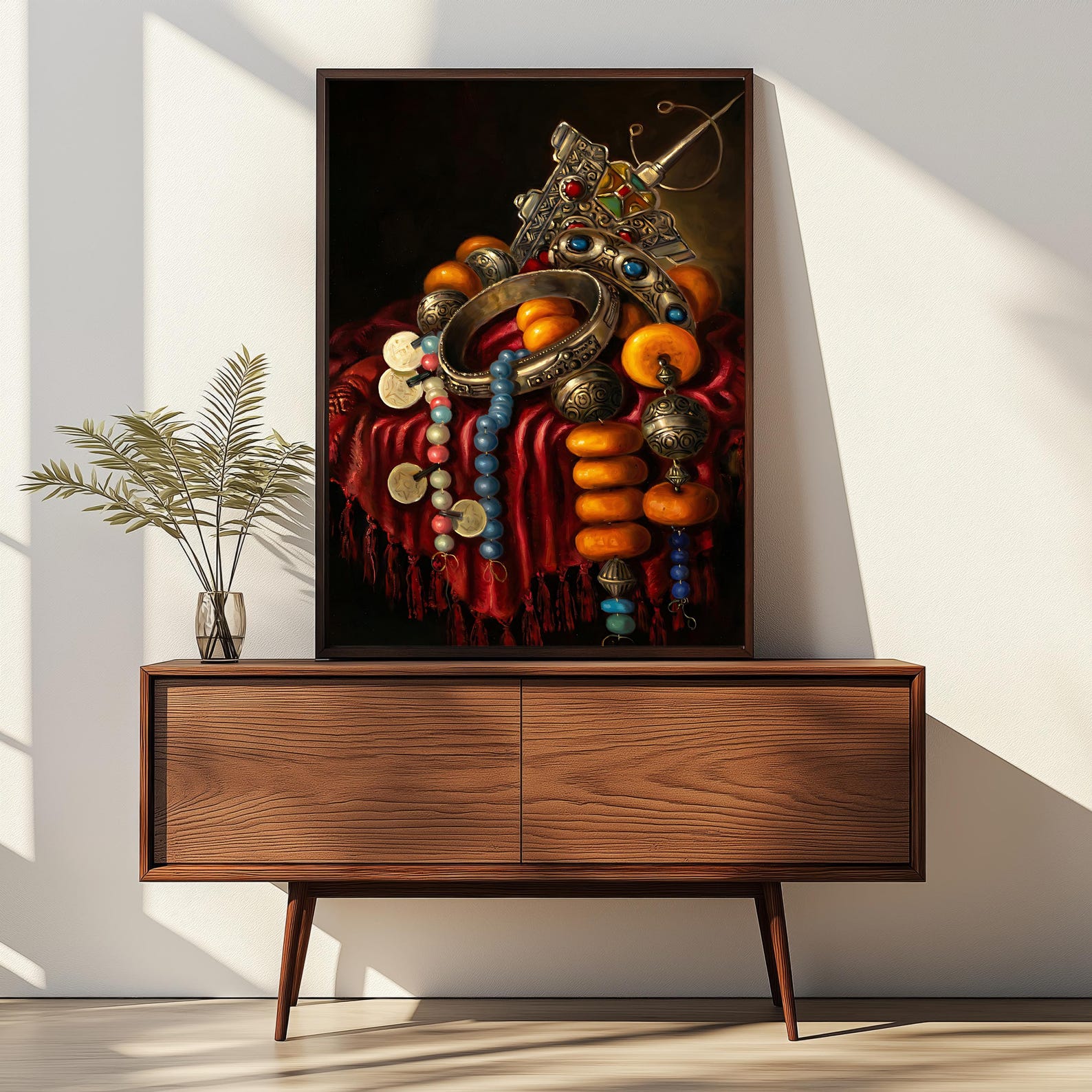 Amazigh Jewelry Printable Download Vintage Still Life Decor
