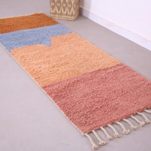 Custom Amazigh Berber Living Room Rug with Natural Wool
