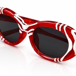 Amazigh ASLEM Fish Hand Painted Sunglasses Recycled Frames Wear