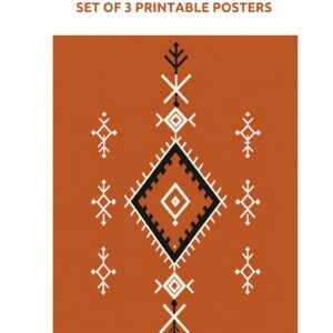 Amazigh Berber Prints Digital Download Geometric Boho Poster Collection