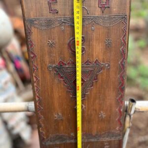 Amazigh Berber Handmade Henna Wooden Wall Art Decor