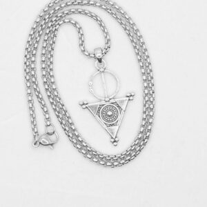 Amazigh Berber Tizerzit Necklace with Fibula Inspired Pendant