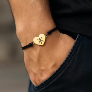 Amazigh Berber Kabyle Yaz Heart Symbol Bracelet Cultural Gift