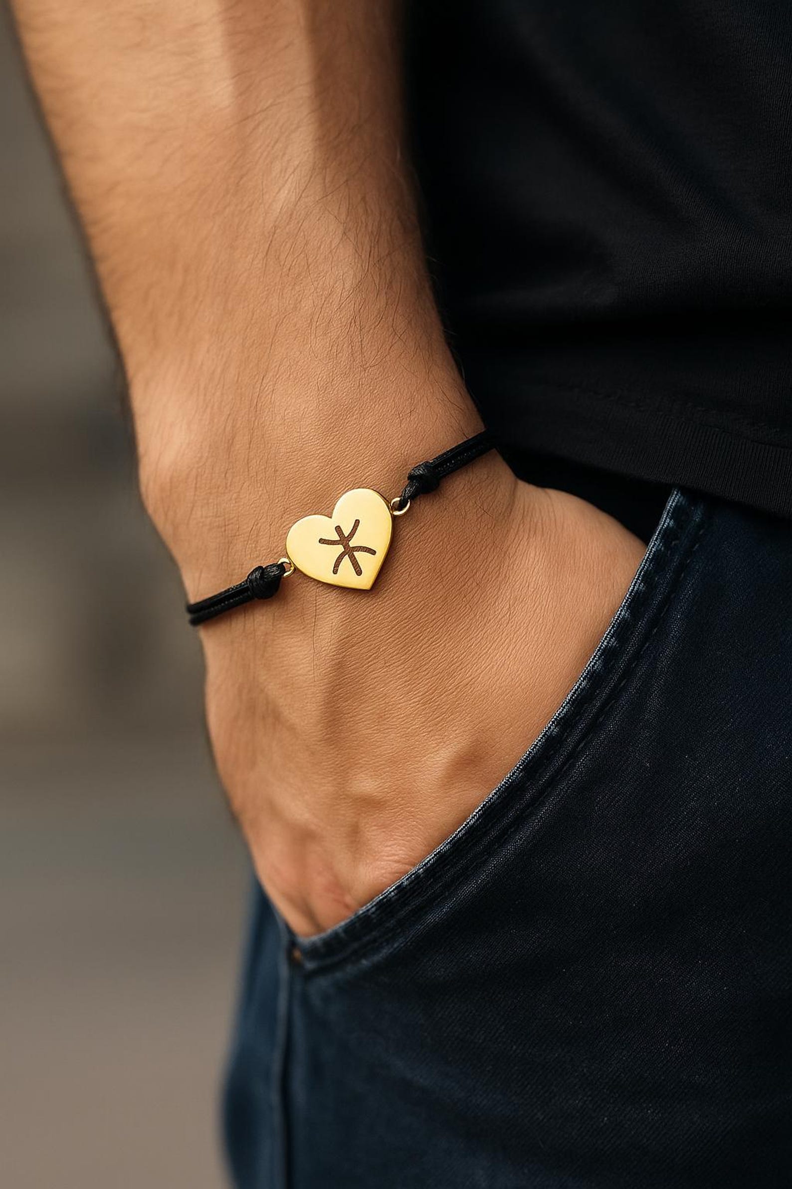 Amazigh Berber Kabyle Yaz Heart Symbol Bracelet Cultural Gift