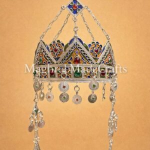 Amazigh Berber Bridal Jewelry Set with Necklace Crown Ensemble
