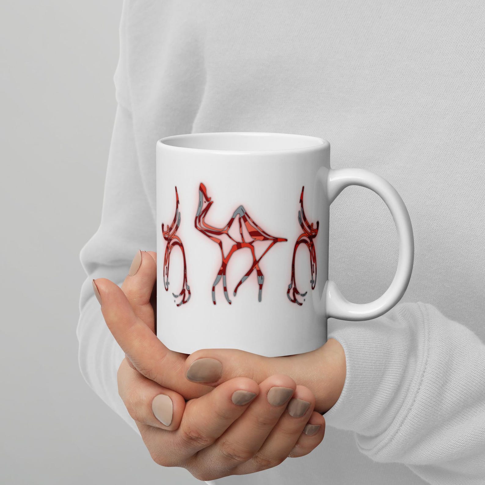 Amazigh Berber Tifinagh Motifs Kabyle Culture Symbol Mug