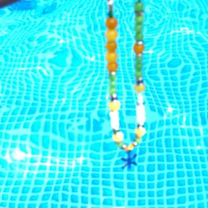 Amazigh Berber Tifinagh Yaz Symbol Natural Bead Necklace