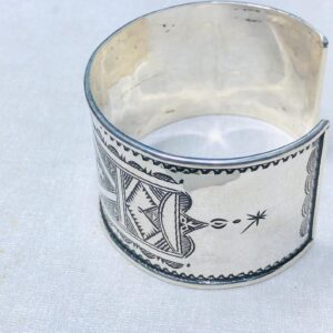 Amazigh Tuareg Berber Gravé Maroc Bracelet Silver Engraved Jewelry