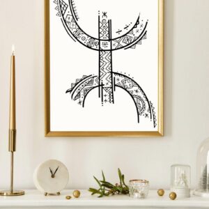 Amazigh Berber Symbol T-Shirt Design for Printing PNG JPG
