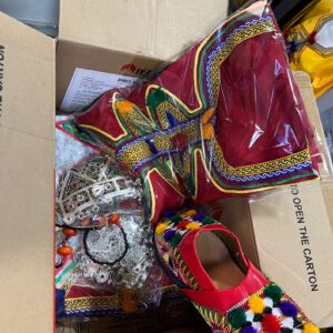 Amazigh Berber Handmade Loubane Necklace with Complete Outfit Accessories