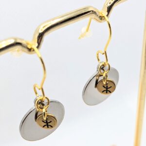 Amazigh Berber Modern Earrings with Traditional Inspired Design