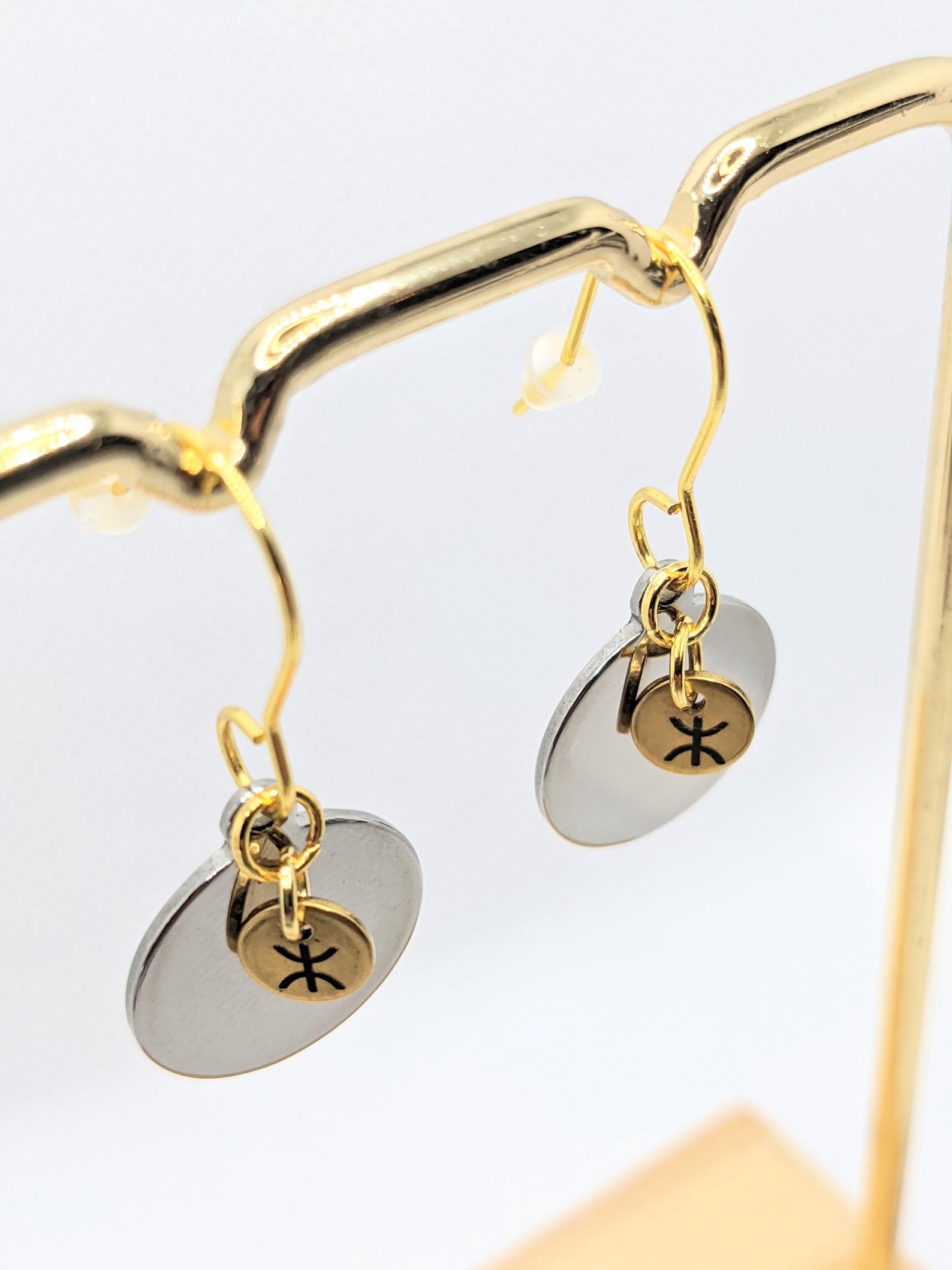Amazigh Berber Modern Earrings with Traditional Inspired Design