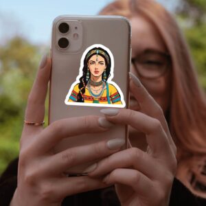 Berber Amazigh Kabyle Portrait PNG Digital Download Illustration