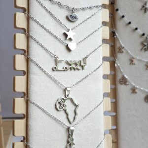 Amazigh Tifinagh Necklace Collection With Choix Berber Designs