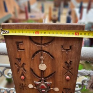 Amazigh Berber Handmade Cedar Wood Panel Wall Art