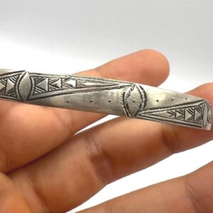 Amazigh Berber Tuareg Sterling Silver Bangle Bracelet African Tribal Jewelry