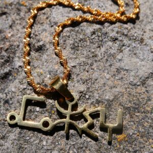 Amazigh Berber Kabyle Tifinagh Symbol Stainless Steel Necklace