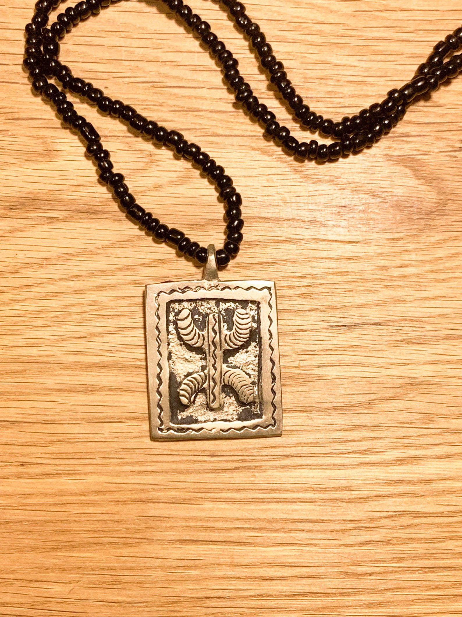 Amazigh Yaz Symbol Necklace Tuareg Inspired Gift Design