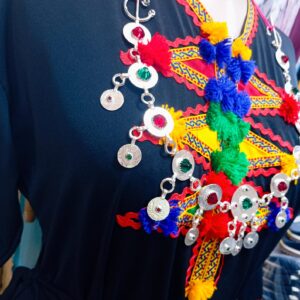 Amazigh Berber Necklace with Crystal Stones Perfect for Special Occasions