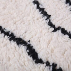 Custom Amazigh Berber Wool Rug for Living Room Decor