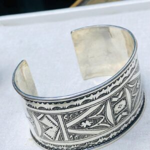 Amazigh Tuareg Berber Gravé Maroc Bracelet Silver Engraved Jewelry
