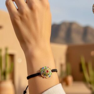 Amazigh Berber Evil Eye Bracelet Handmade Adjustable Charm Jewelry