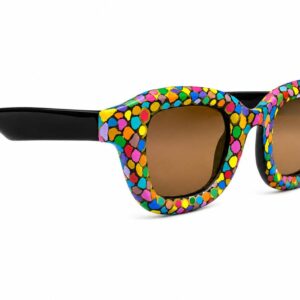 Amazigh ZELLIJ N' YILEL Mosaic Polarized Sunglasses Hand Painted Wear