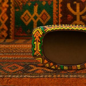 Amazigh Adrar Mountain Hand Painted Sunglasses with Recycled Frames