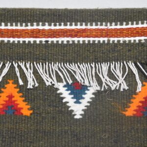 Amazigh Berber Wool Bag with Tribal Kilim Patterns Handmade