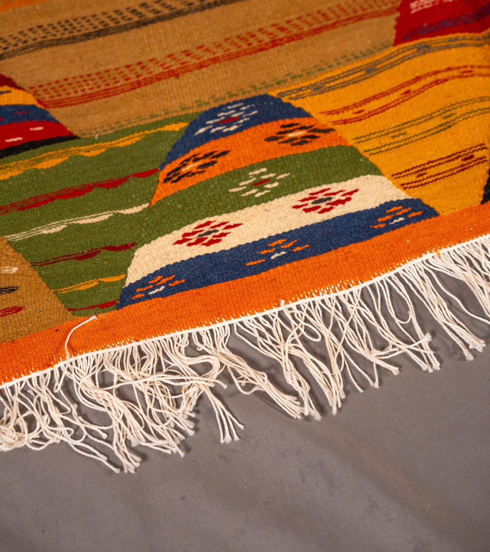 Amazigh Taznakht Colorful Geometric Tribal Berber Area Rug
