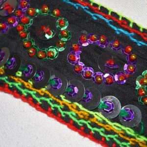 Berber Amazigh Sabniya Headband with Tuareg Cultural Ornament Design