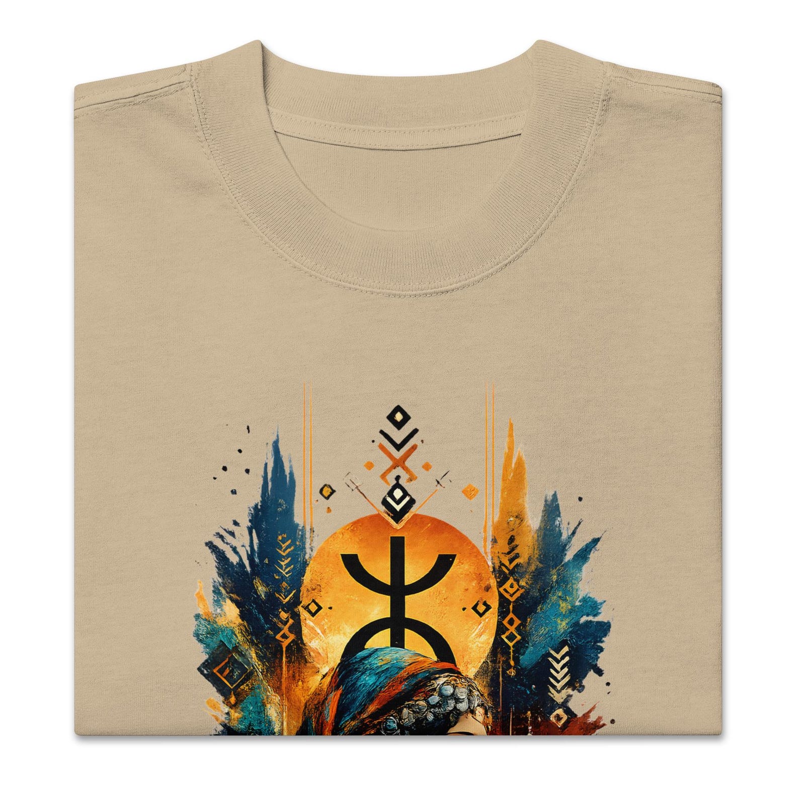 Amazigh Berber Graphic Modern Colorful Streetwear Symbol Art T-Shirt