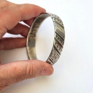 Ancien Amazigh Berber tifinagh Essaouira Maroc Silver Bracelet