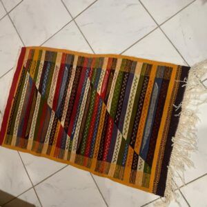 Amazigh Akhnif Berber Handmade Wool Accent Rug for Home Decor