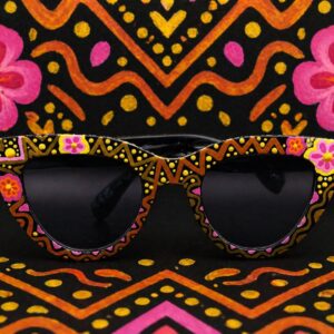 Amazigh AMAN N' TILDI Rose Water Hand Painted Sunglasses Frames