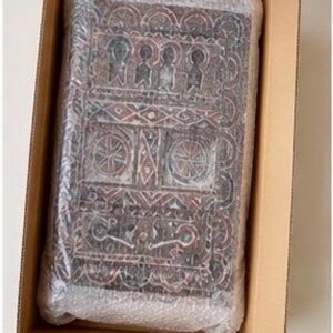 Berber Amazigh Vintage Door Wall Art Hand Carved Wooden Panel