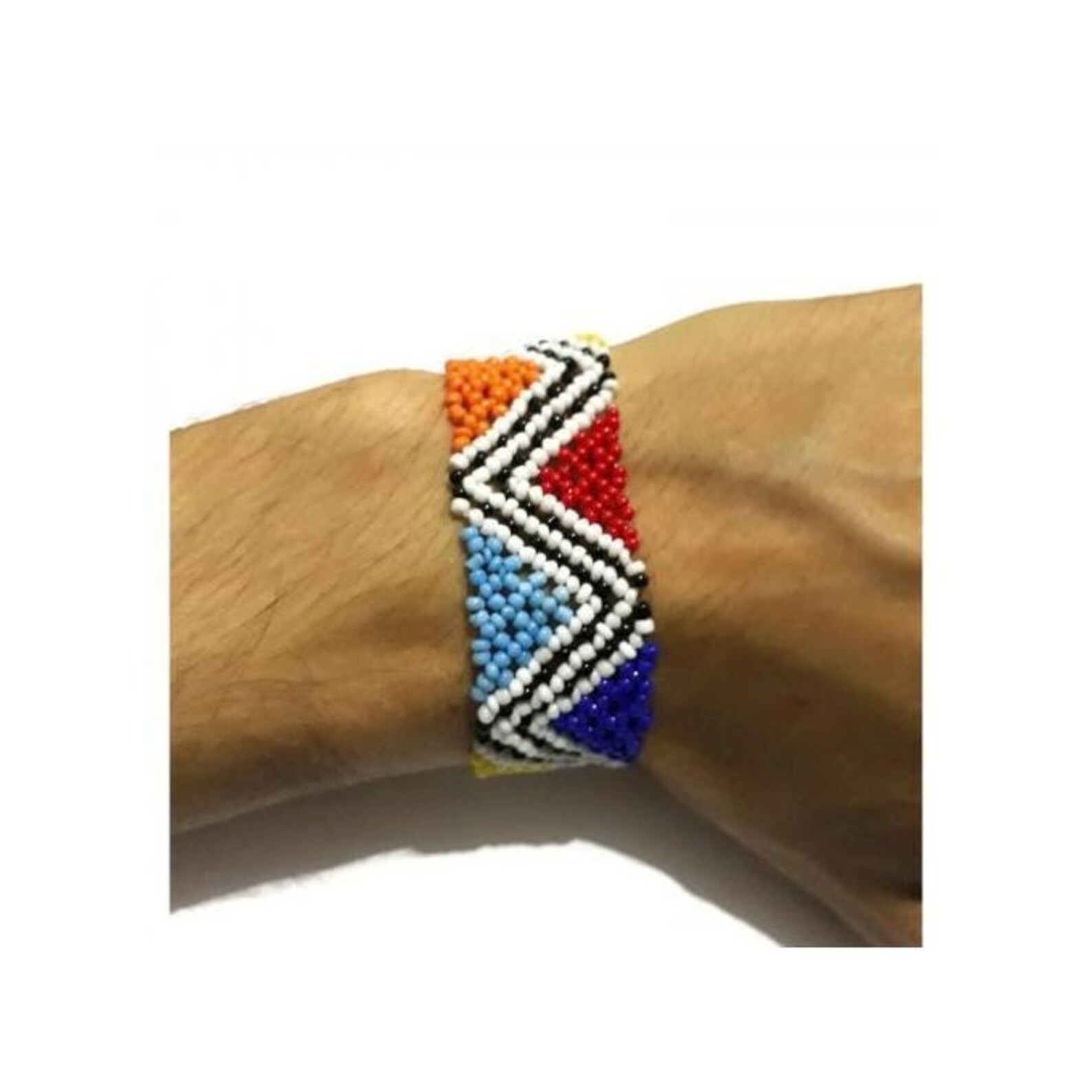 Amazigh Berber Mdejja Agate Bracelet with Anklet Chain Inspired Design