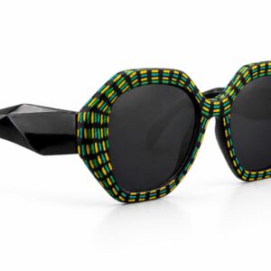 Amazigh ABRID N TAMAZGHA Paths Hand Painted Sunglasses Frames