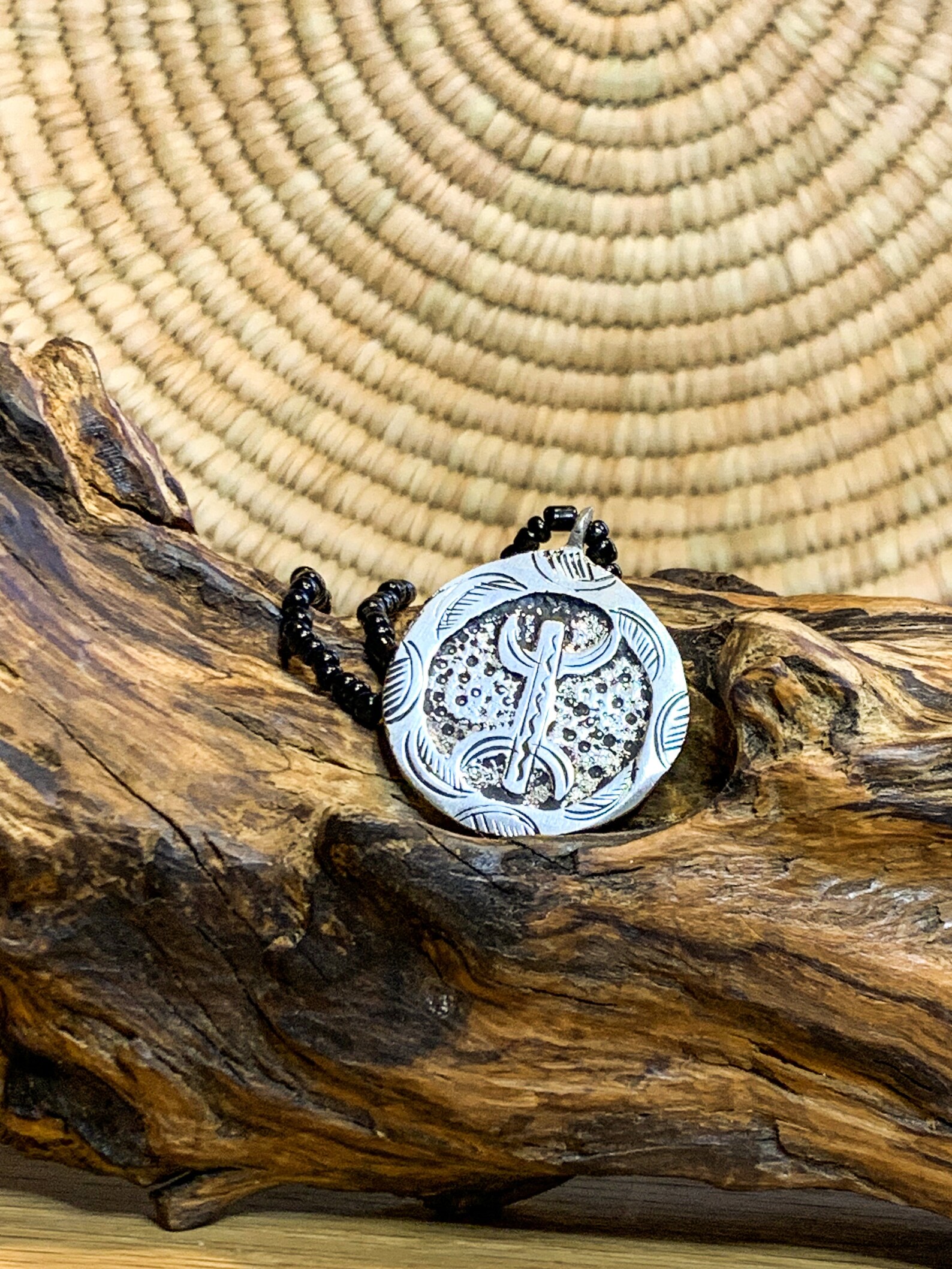 Amazigh Yaz Symbol Necklace Tuareg Inspired Gift Design