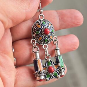 Amazigh Berber Kabyle Earrings with Cultural Heritage Inspired Design
