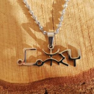 Amazigh Berber Kabyle Tifinagh Symbol Stainless Steel Necklace