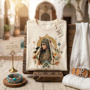 Amazigh Ait Atta Bride Berber Printable Download Digital Art