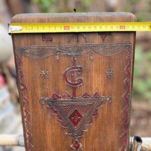Amazigh Berber Handmade Henna Wooden Wall Art Decor